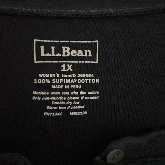LL Bean Supima Cotton Tee - Picture 3 of 8